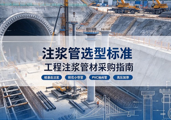 昂仁注浆管选型标准
